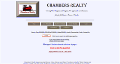 Desktop Screenshot of chambersrealtywvva.com